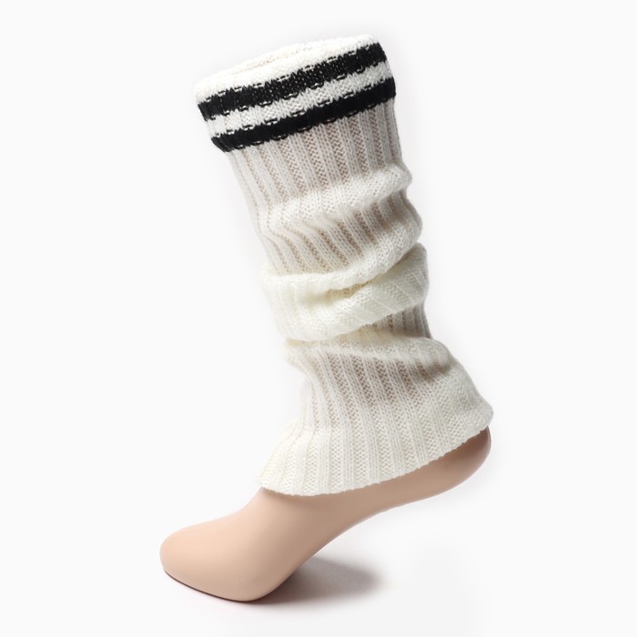 Гетры женские, цвет белый, размер one size