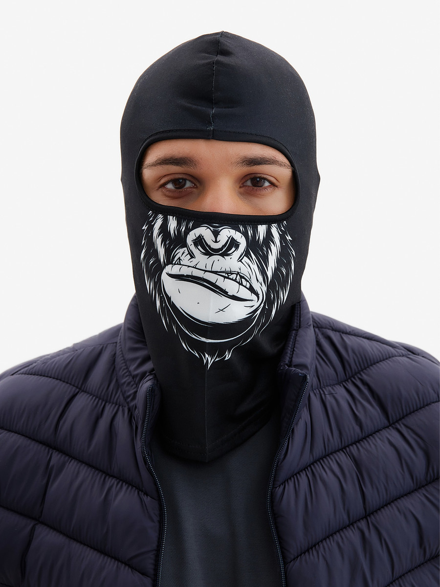 Маска-балаклава wukong, размер универсальный, черная