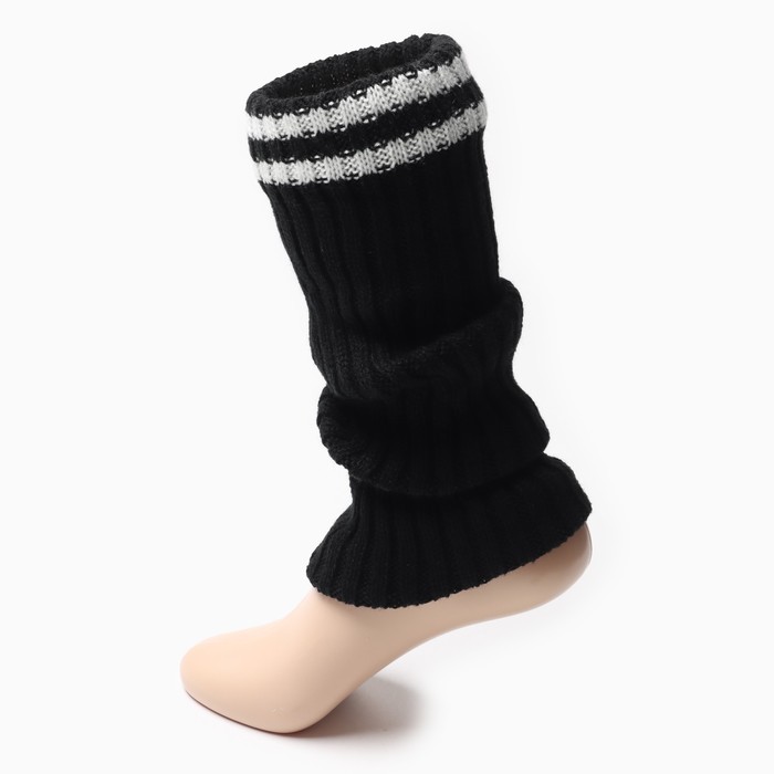 Гетры женские, цвет черный, размер one size