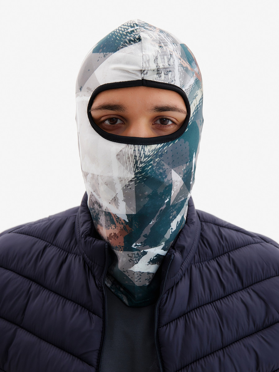 Маска-балаклава gray shapes, размер универсальный, серая