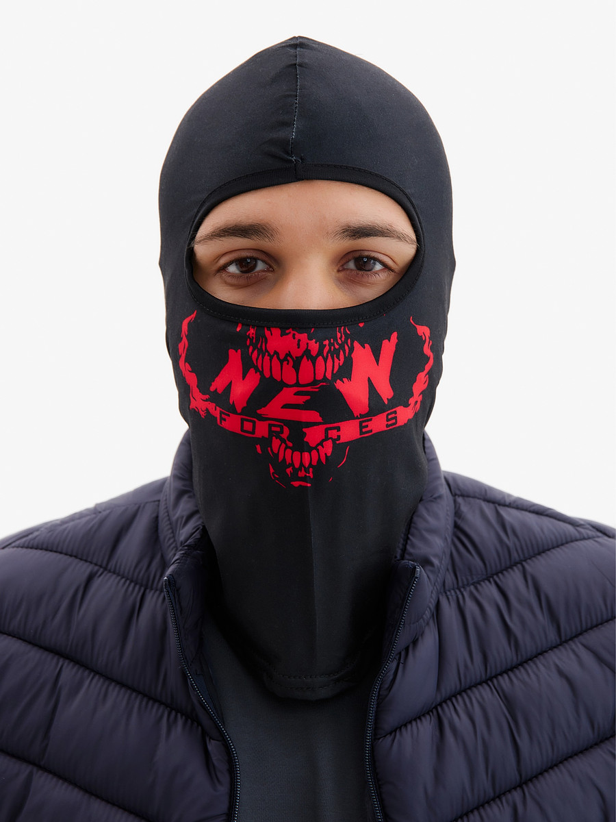 Маска - балаклава new forces, размер one size, черная